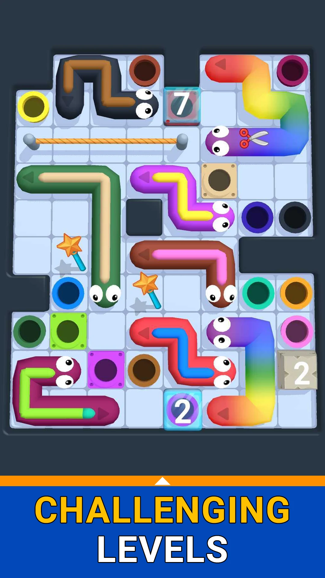 Worm Hole: Color Puzzle screenshot
