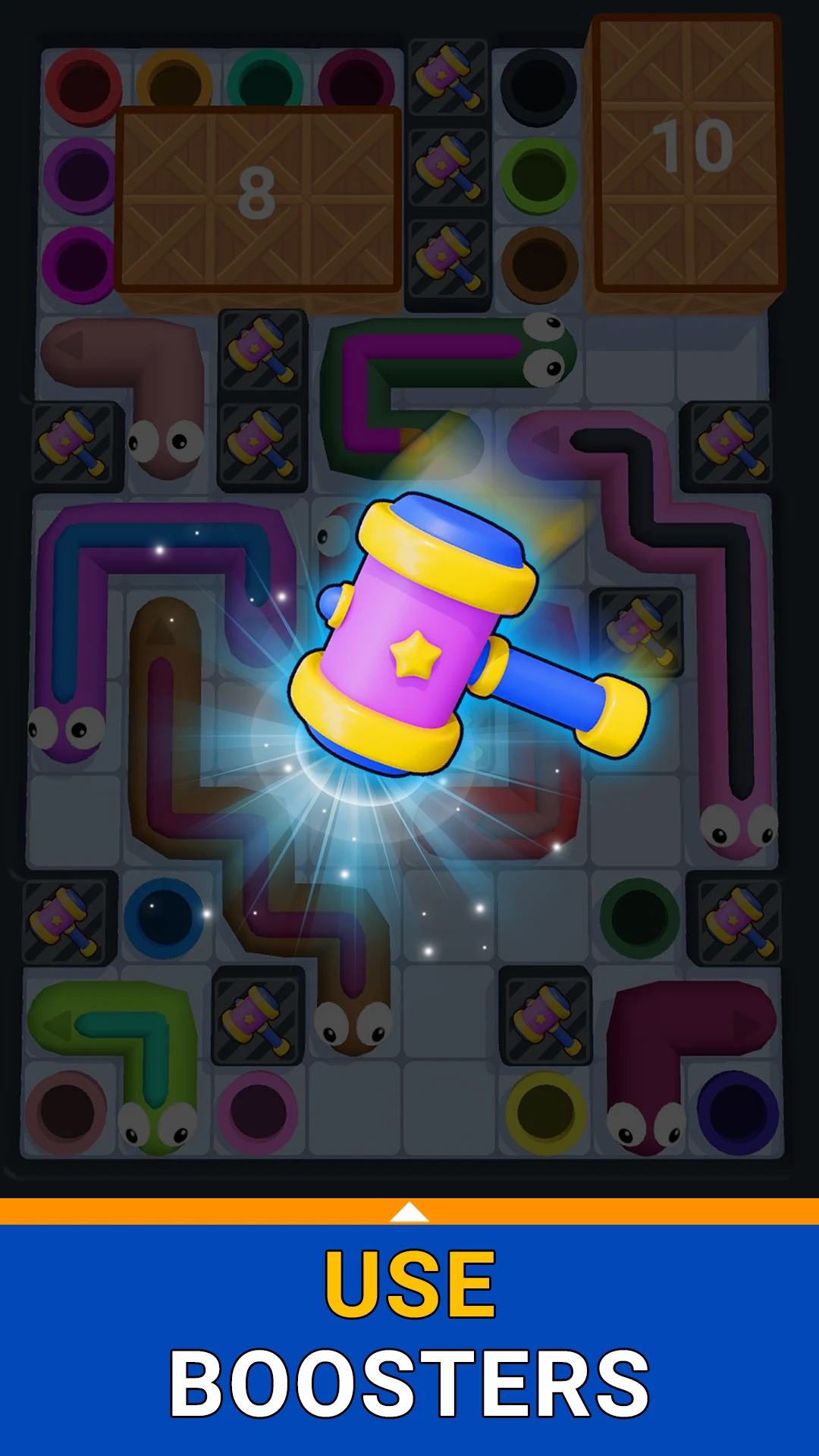 Worm Hole: Color Puzzle screenshot