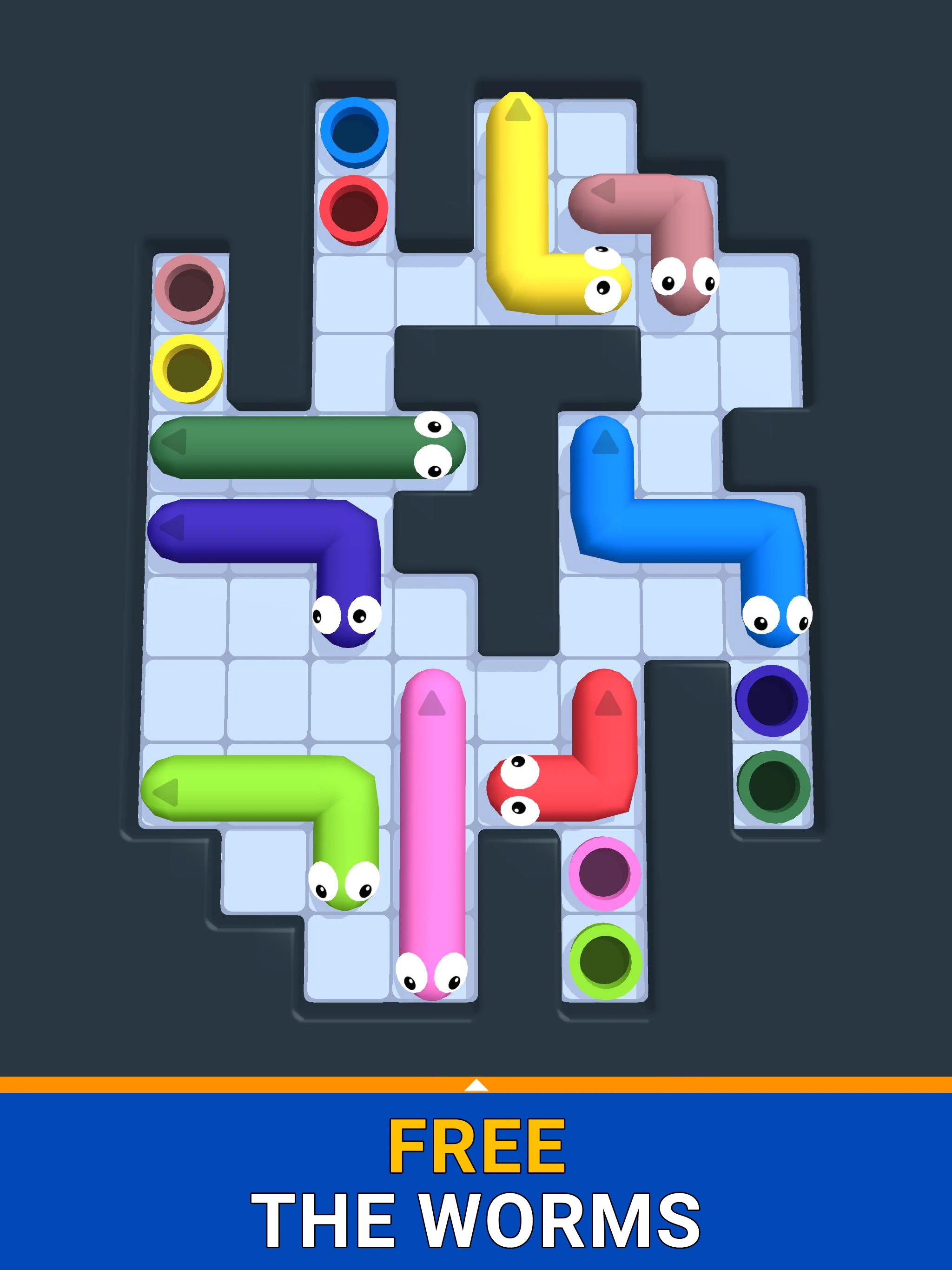 Worm Hole: Color Puzzle screenshot