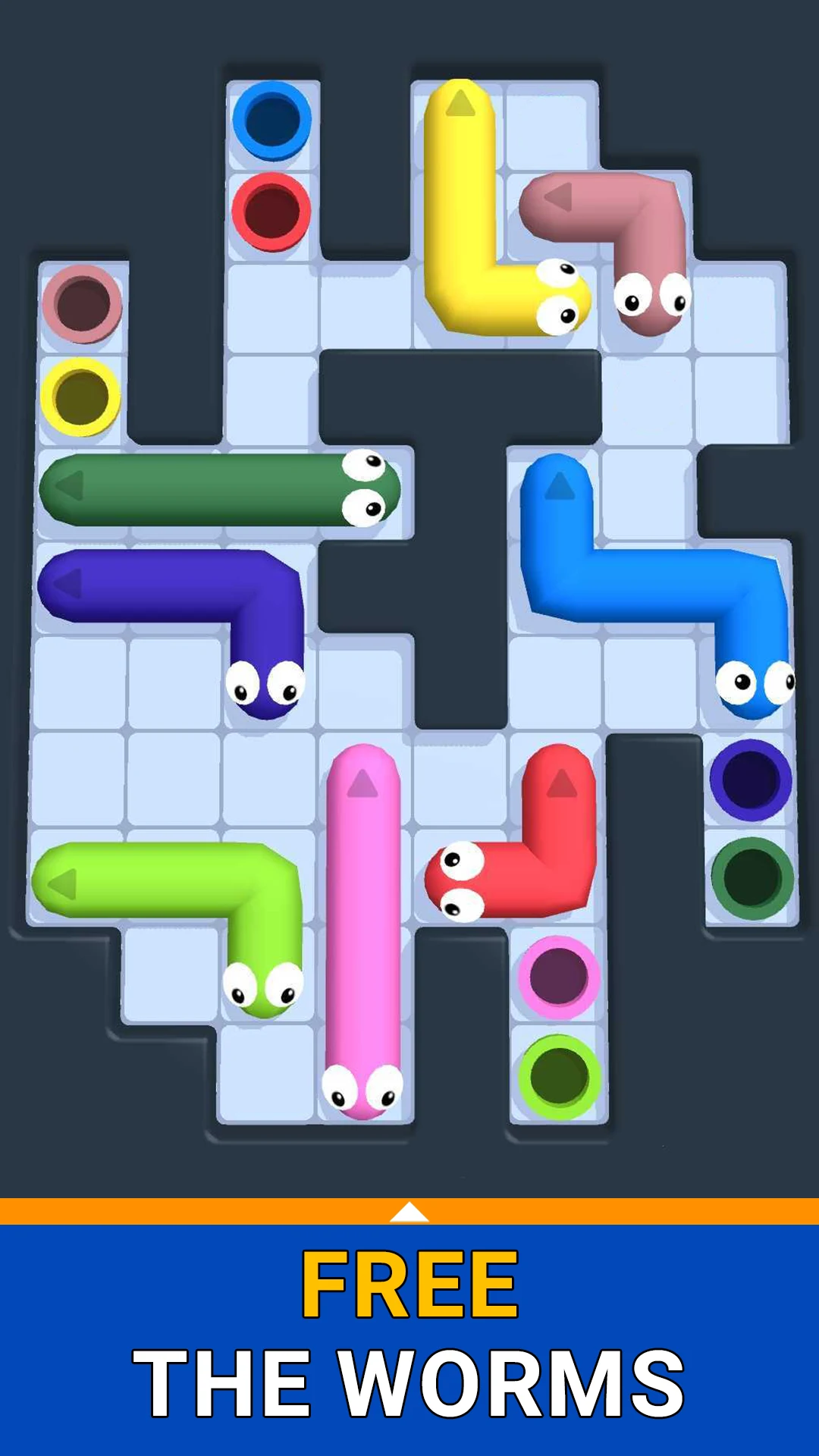 Worm Hole: Color Puzzle screenshot