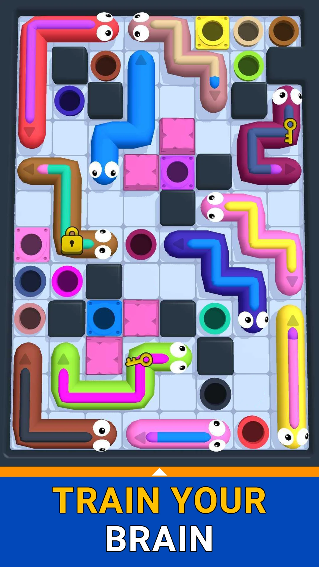 Worm Hole: Color Puzzle screenshot